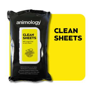 Čistiace utierky Animology Clean Sheets, 100 kusov, pre psov a mačky
