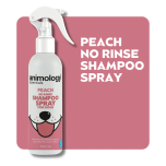 Animology Essentials Peach No Rinse bezoplachový šampón s broskyňovou vôňou v spreji pre psy,  250ml
